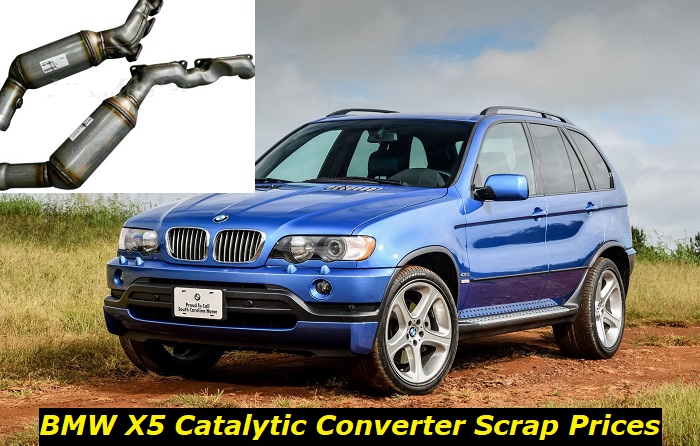 bmw x5 cat converter scrap price